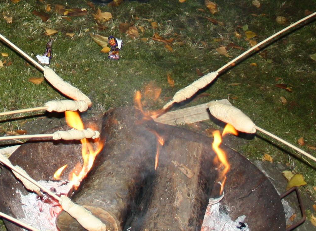 Stockbrot Grundrezept Lagerfeuer